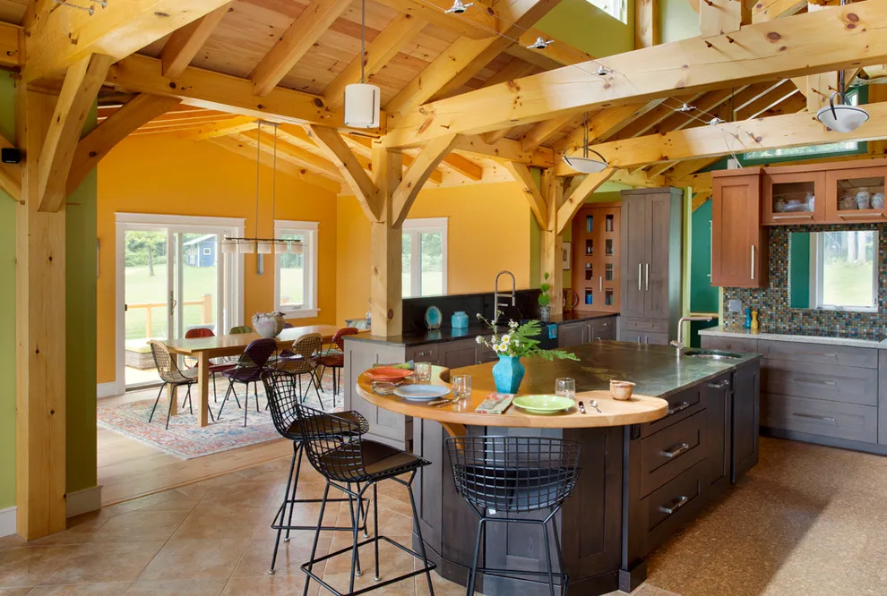 Sustainable Living for Empty Nesters in New England Timber Frames by Designs For Living By Wendy, LLC - Photo 2
