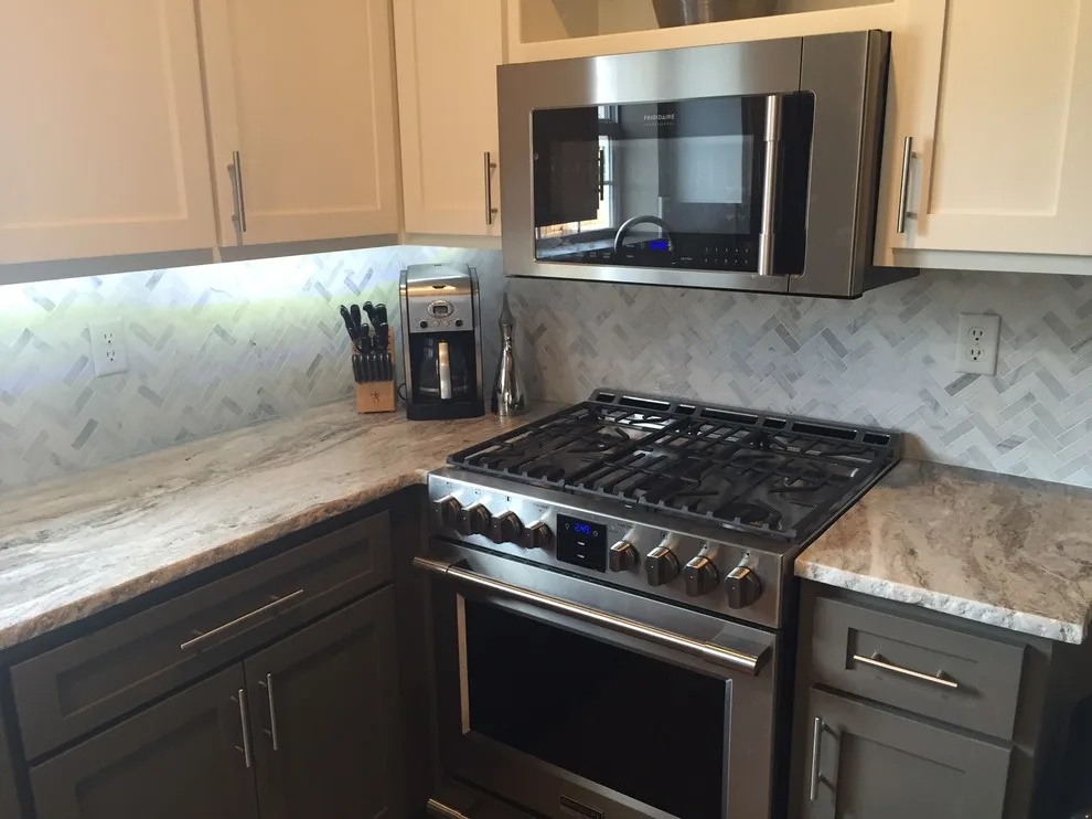 Fantasy Brown Marble Kitchen Design by All Stone Granite & Marble - Photo 4