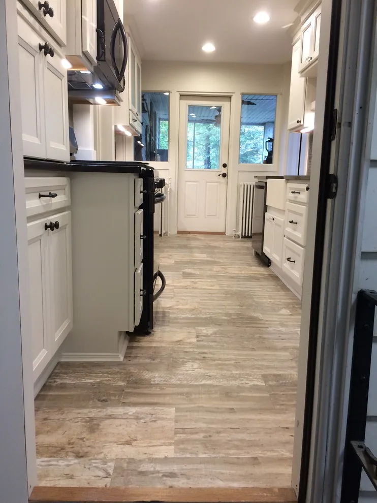 Farmhouse Log Wall Renovation by Kitchens & Co - Photo 17