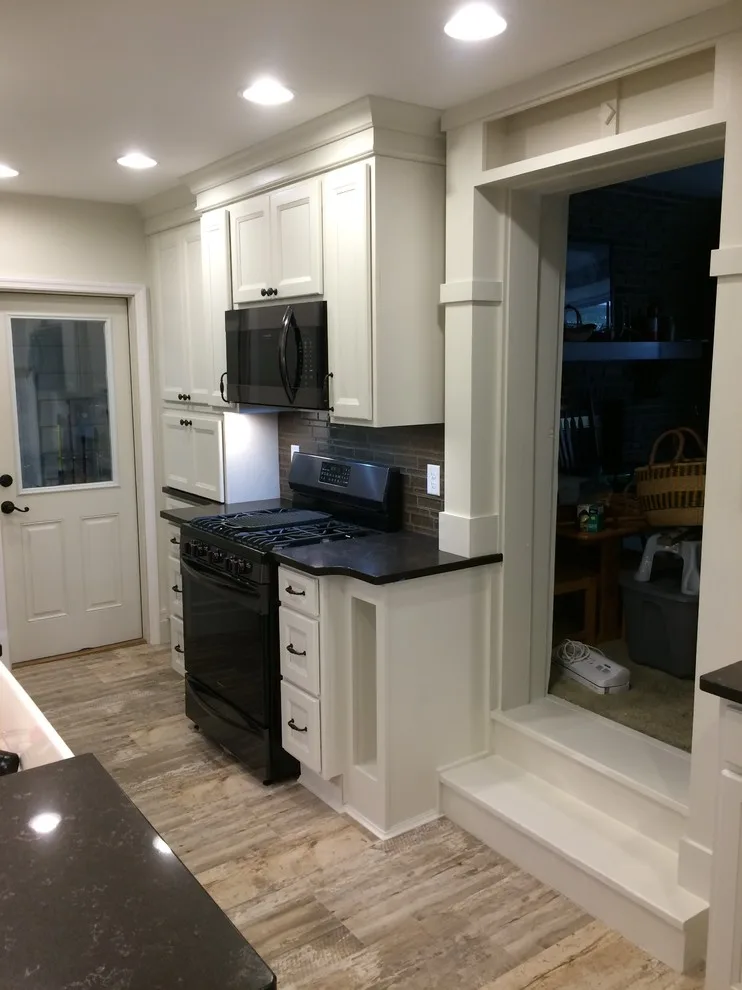 Farmhouse Log Wall Renovation by Kitchens & Co - Photo 14