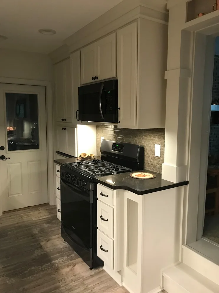 Farmhouse Log Wall Renovation by Kitchens & Co - Photo 5