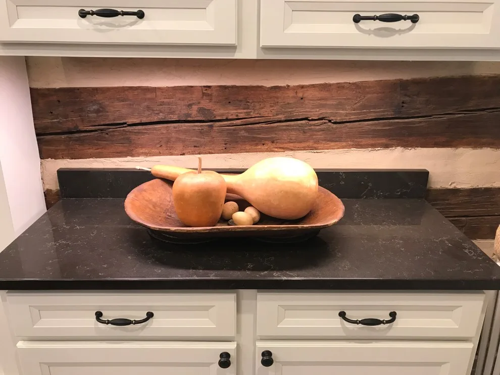 Farmhouse Log Wall Renovation by Kitchens & Co - Photo 13