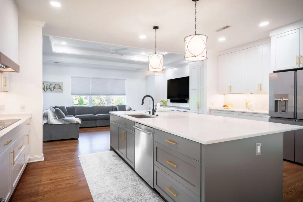 Franklin White-Grey Kitchen Extension by Spring Hill Design And Woodcraft - Photo 23