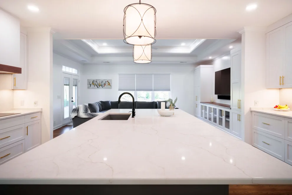 Franklin White-Grey Kitchen Extension by Spring Hill Design And Woodcraft - Photo 29