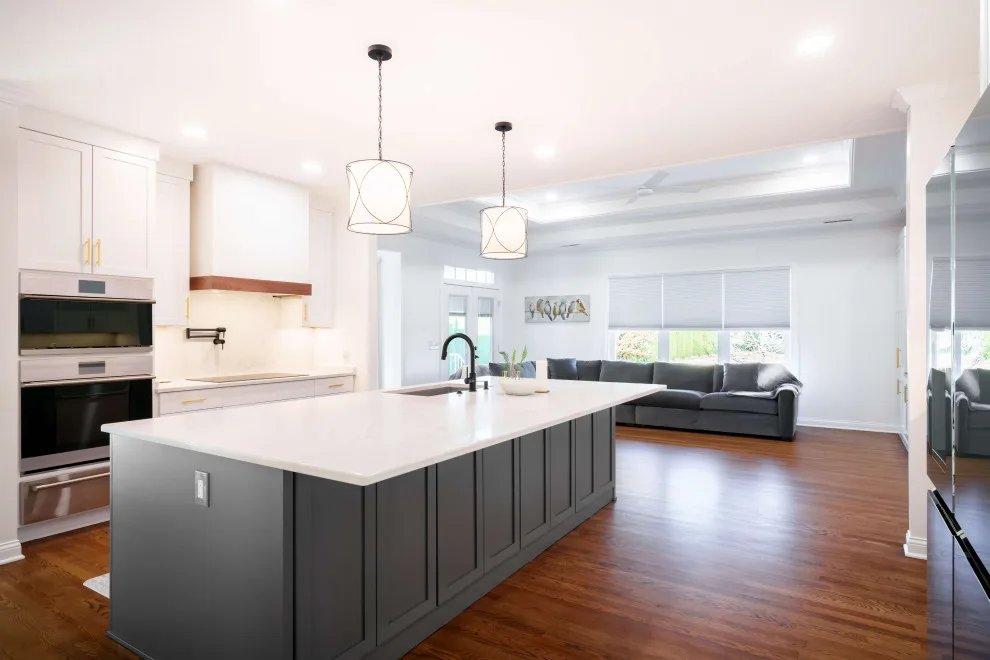 Franklin White-Grey Kitchen Extension by Spring Hill Design And Woodcraft - Photo 27