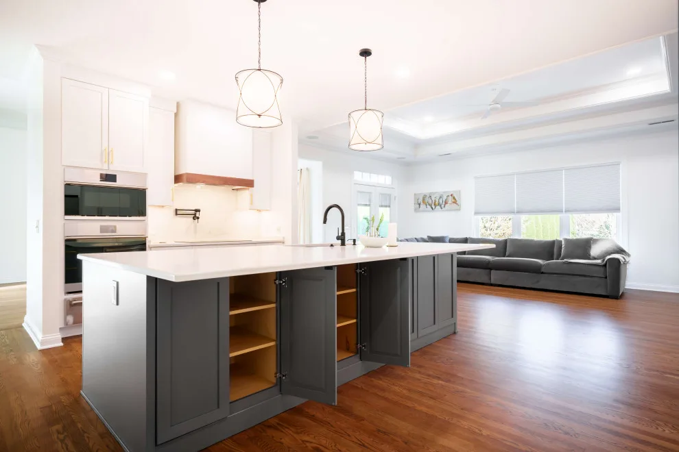 Franklin White-Grey Kitchen Extension by Spring Hill Design And Woodcraft - Photo 17