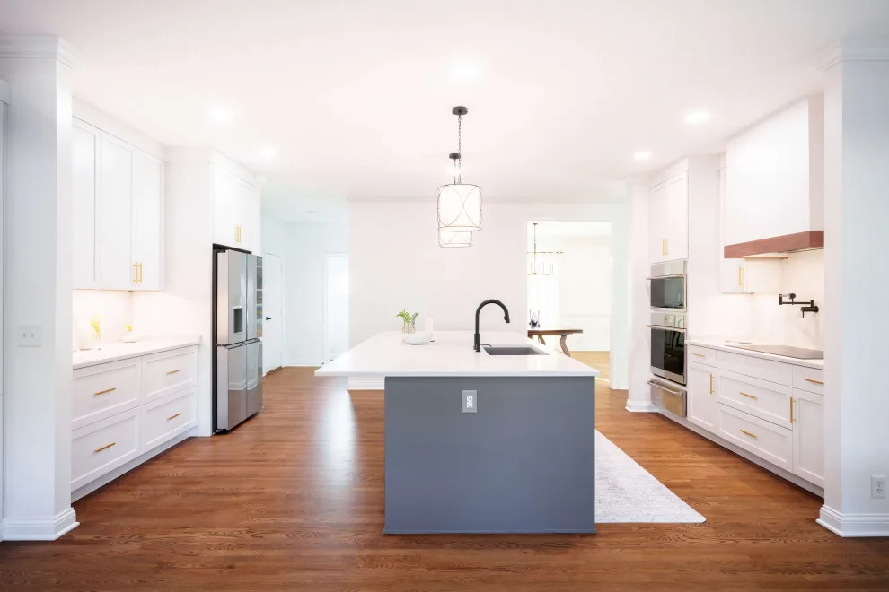 Franklin White-Grey Kitchen Extension by Spring Hill Design And Woodcraft - Photo 14