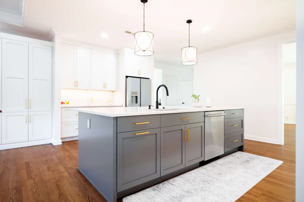 Franklin White-Grey Kitchen Extension by Spring Hill Design And Woodcraft - Photo 11