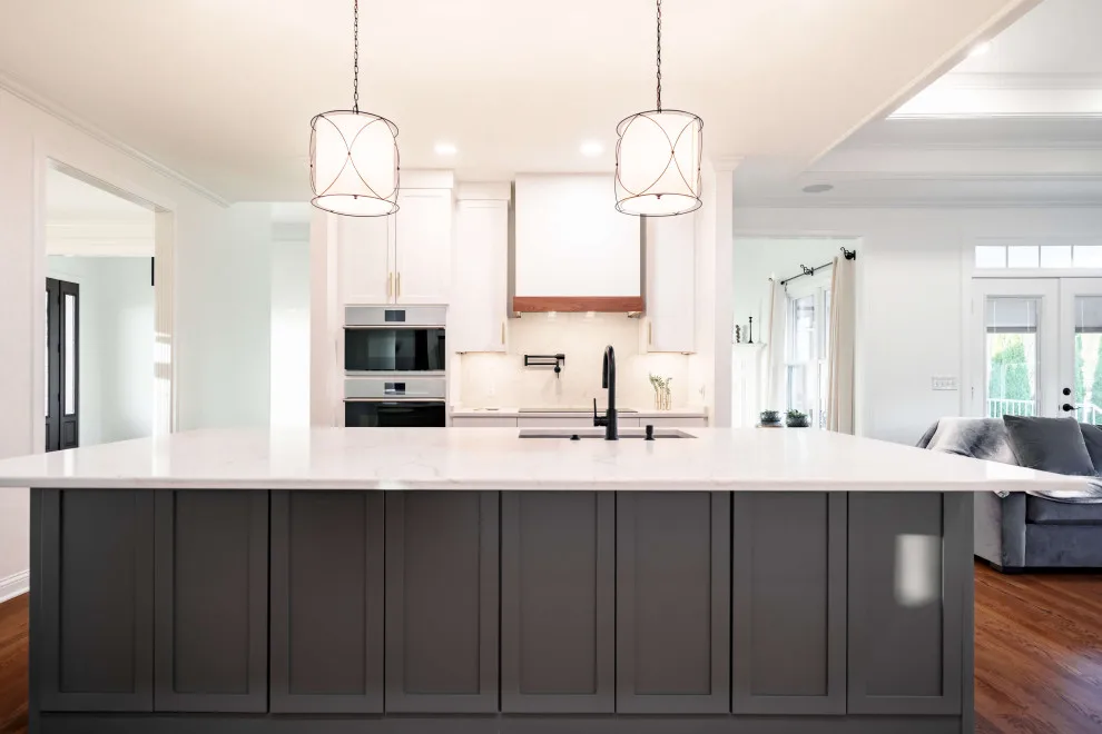Franklin White-Grey Kitchen Extension by Spring Hill Design And Woodcraft - Photo 28