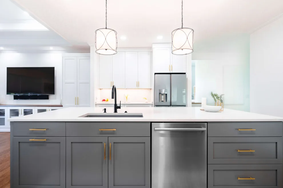 Franklin White-Grey Kitchen Extension by Spring Hill Design And Woodcraft - Photo 16