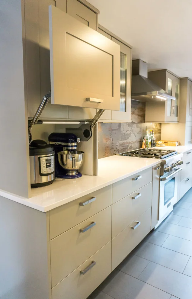 Galley kitchen design by Alpine Lumber Steamboat - Photo 4
