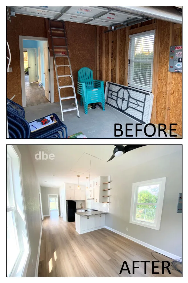 Garage Conversion to Guest House by Designs By Ebony, LLC - Photo 2