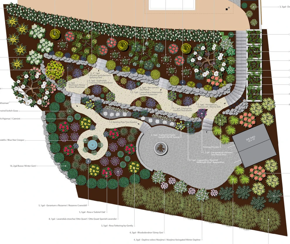Landscape Design Drawings by The White Pear LLC, Design & Build - Photo 9