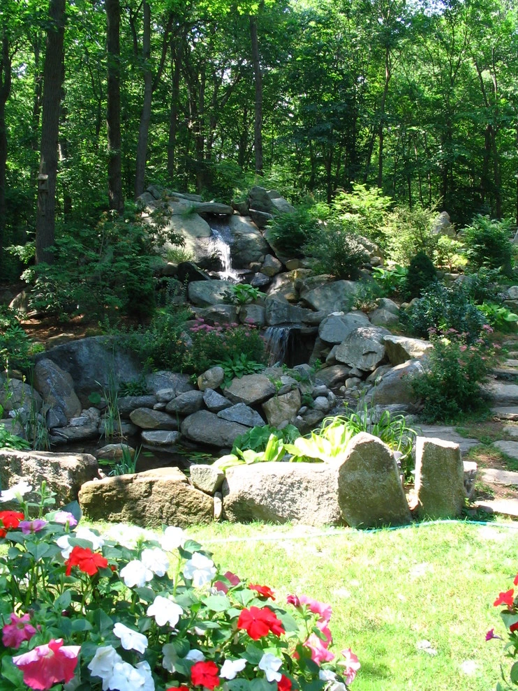 Wisecup: Huge Water Feature - Westport by TJB-INC Landscape & Drainage Contractor - Photo 18