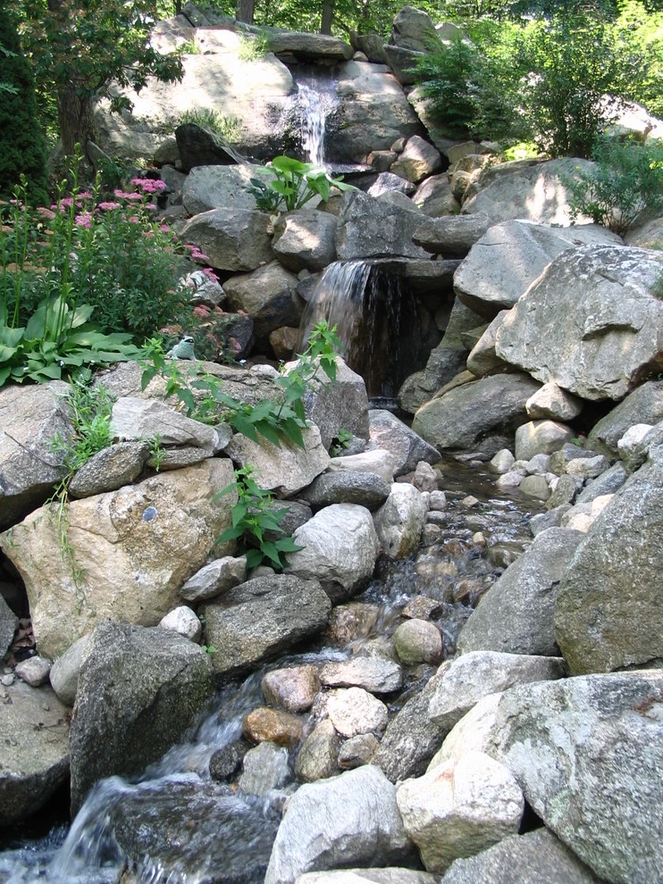Wisecup: Huge Water Feature - Westport by TJB-INC Landscape & Drainage Contractor - Photo 8