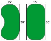 Sample drawings of putting green layouts by TJB-INC Landscape & Drainage Contractor - Photo 12