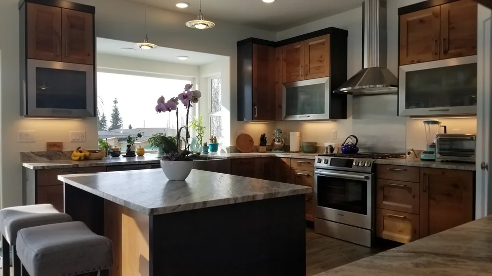 Modern Home on the Hillside Mountain by Jamie Tamanaha With Florcraft Carpet One - Photo 66