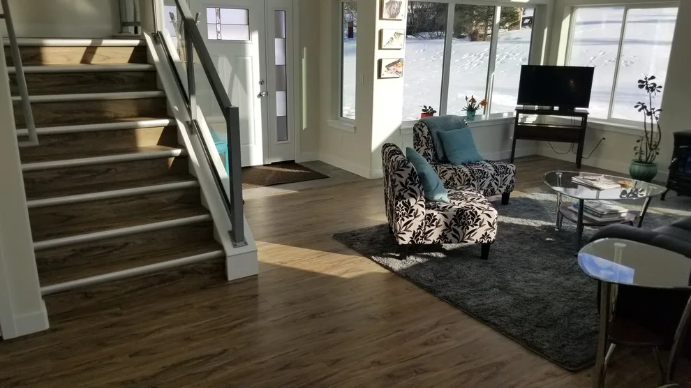 Modern Home on the Hillside Mountain by Jamie Tamanaha With Florcraft Carpet One - Photo 30