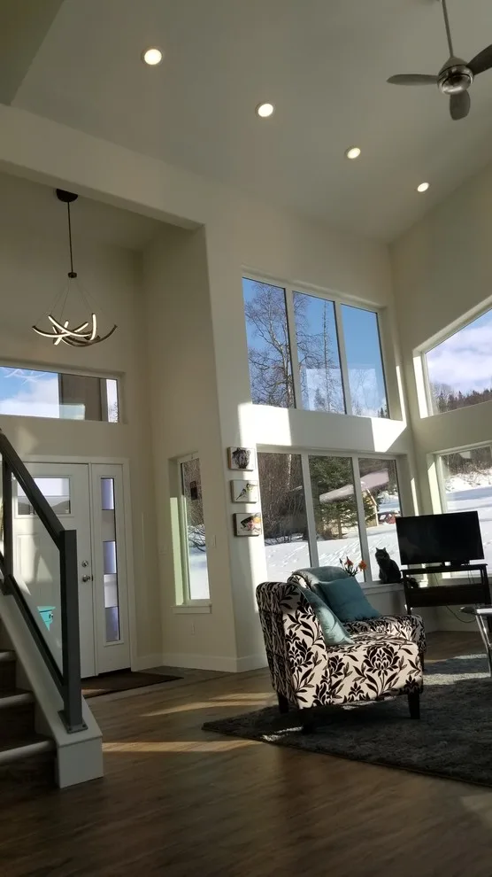 Modern Home on the Hillside Mountain by Jamie Tamanaha With Florcraft Carpet One - Photo 36