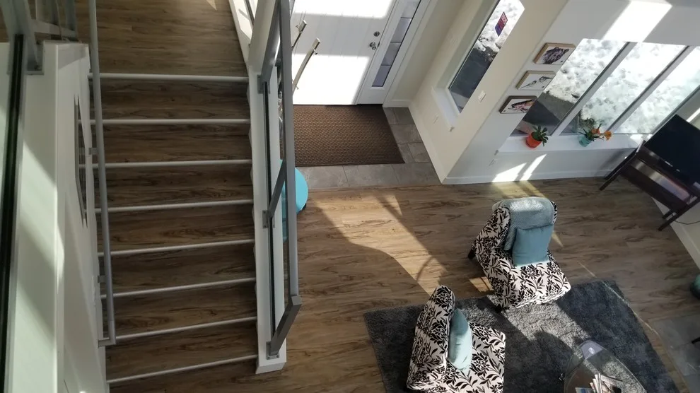 Modern Home on the Hillside Mountain by Jamie Tamanaha With Florcraft Carpet One - Photo 35
