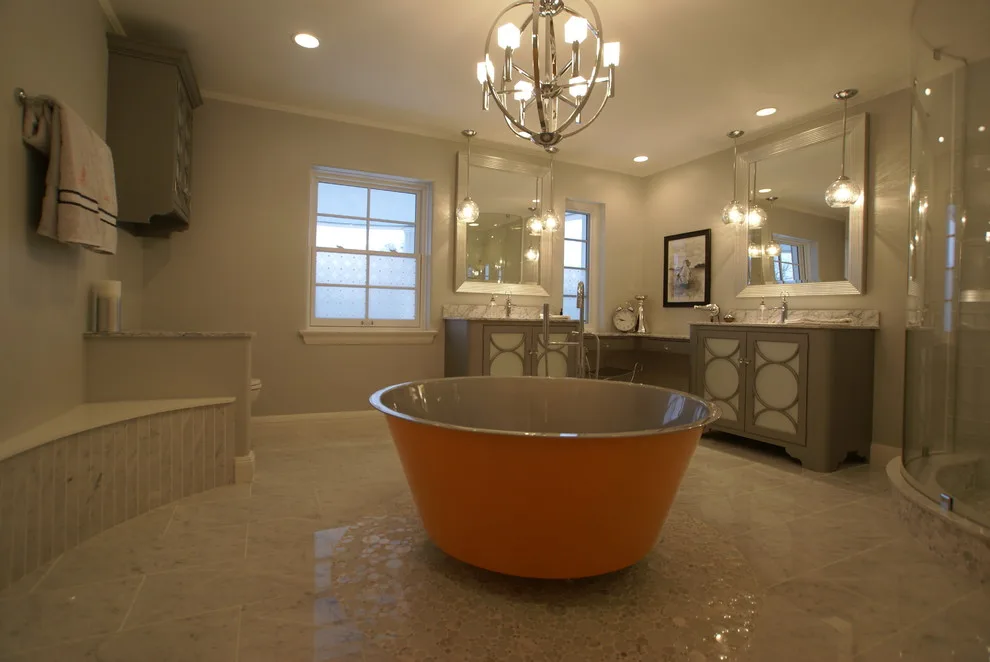 Regency Style Hollywood Master Bedroom by Life-Style Design, LLC - Photo 3