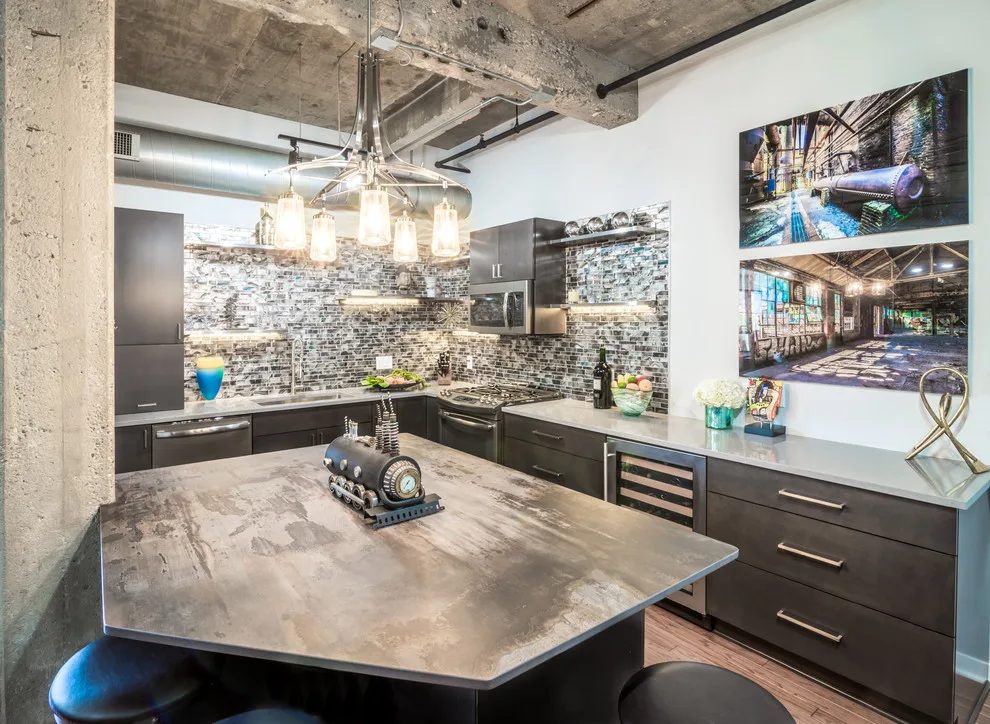 Ann Arbor Loft Renovation: Indie Rock Theme by Kami Michels-Center Design Studio | Interiors - Photo 8
