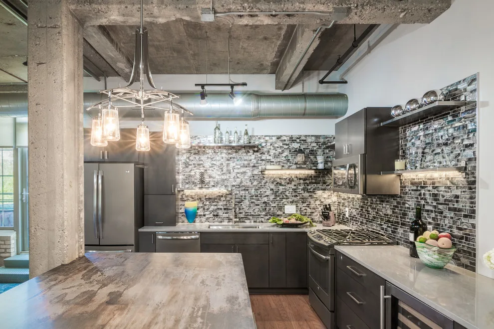 Ann Arbor Loft Renovation: Indie Rock Theme by Kami Michels-Center Design Studio | Interiors - Photo 2
