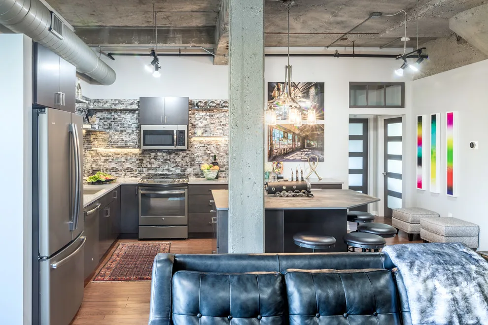 Ann Arbor Loft Renovation: Indie Rock Theme by Kami Michels-Center Design Studio | Interiors - Photo 7
