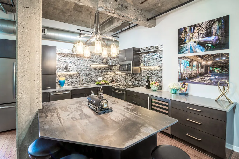 Ann Arbor Loft Renovation: Indie Rock Theme by Kami Michels-Center Design Studio | Interiors - Photo 9