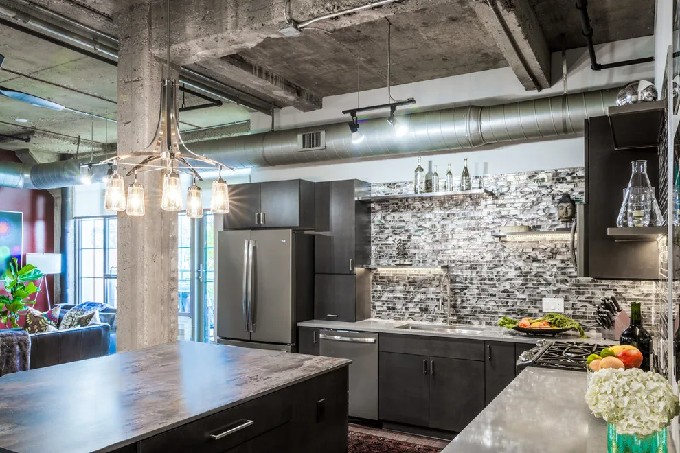 Ann Arbor Loft Renovation: Indie Rock Theme by Kami Michels-Center Design Studio | Interiors - Photo 5