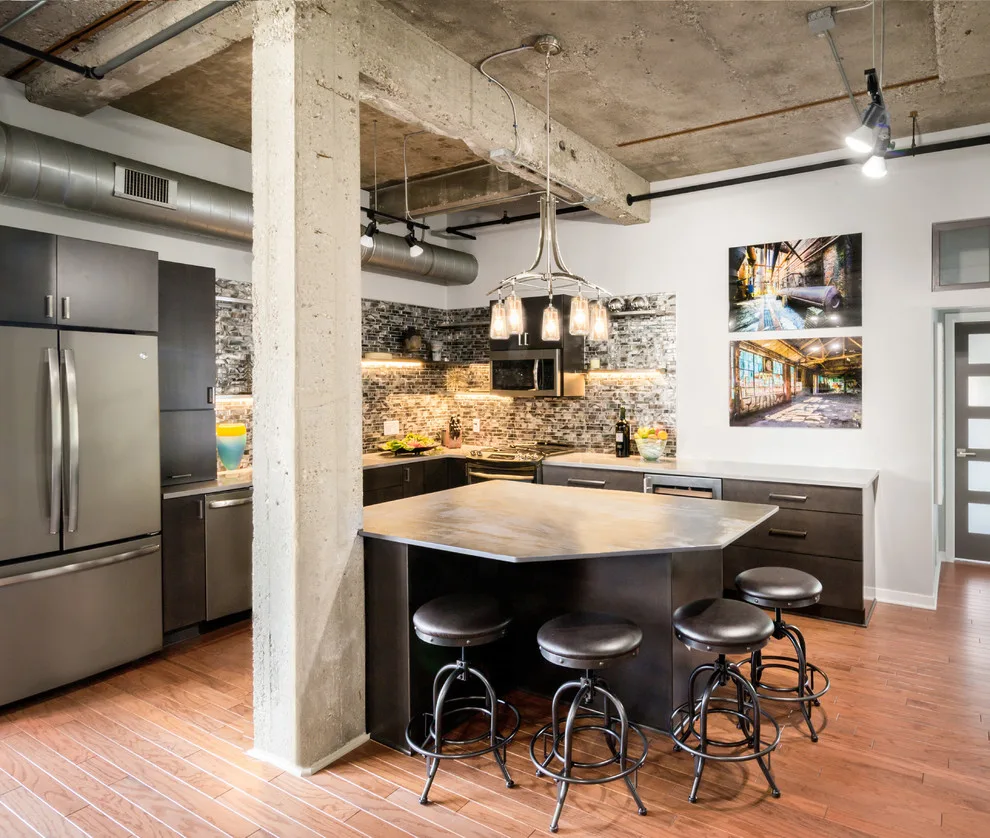 Ann Arbor Loft Renovation: Indie Rock Theme by Kami Michels-Center Design Studio | Interiors - Photo 6