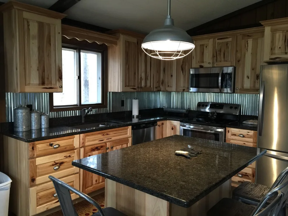 Rustic Industrial Kitchen by Eagle River Cabinets - Photo 3
