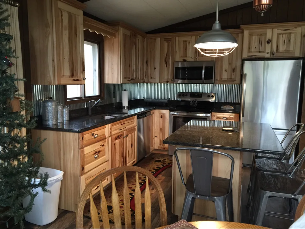 Rustic Industrial Kitchen by Eagle River Cabinets - Photo 2
