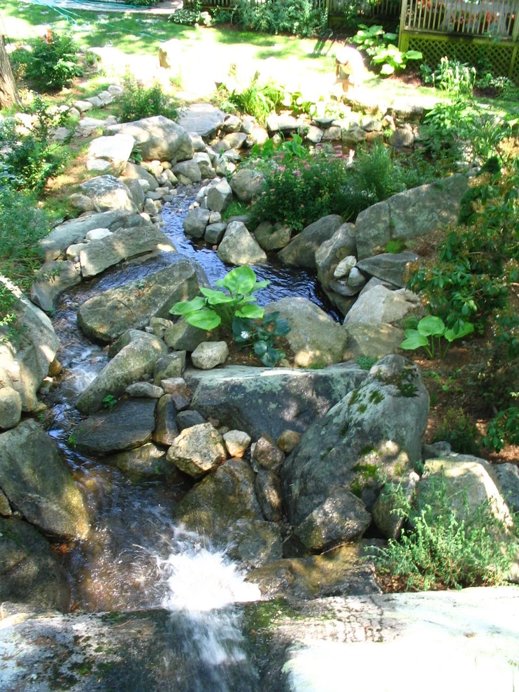 Wisecup: Huge Water Feature - Westport by TJB-INC Landscape & Drainage Contractor - Photo 6