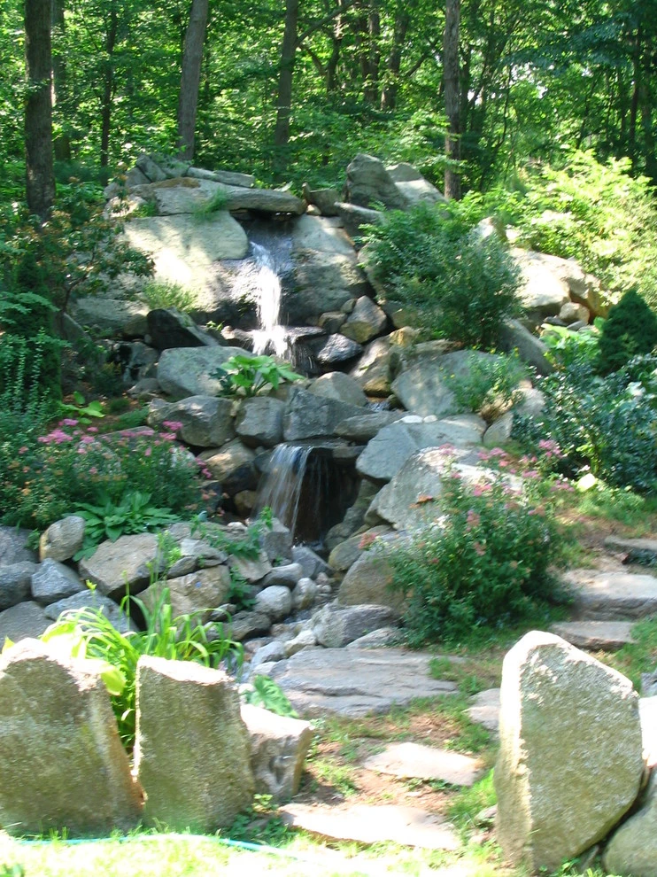 Wisecup: Huge Water Feature - Westport by TJB-INC Landscape & Drainage Contractor - Photo 12