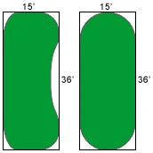 Sample drawings of putting green layouts by TJB-INC Landscape & Drainage Contractor - Photo 3