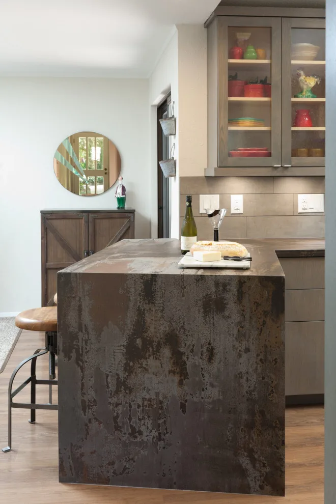 Grey Stained Hickory Kitchen with Dekton Countertops by Wiscomb Design, LLC. - Photo 8
