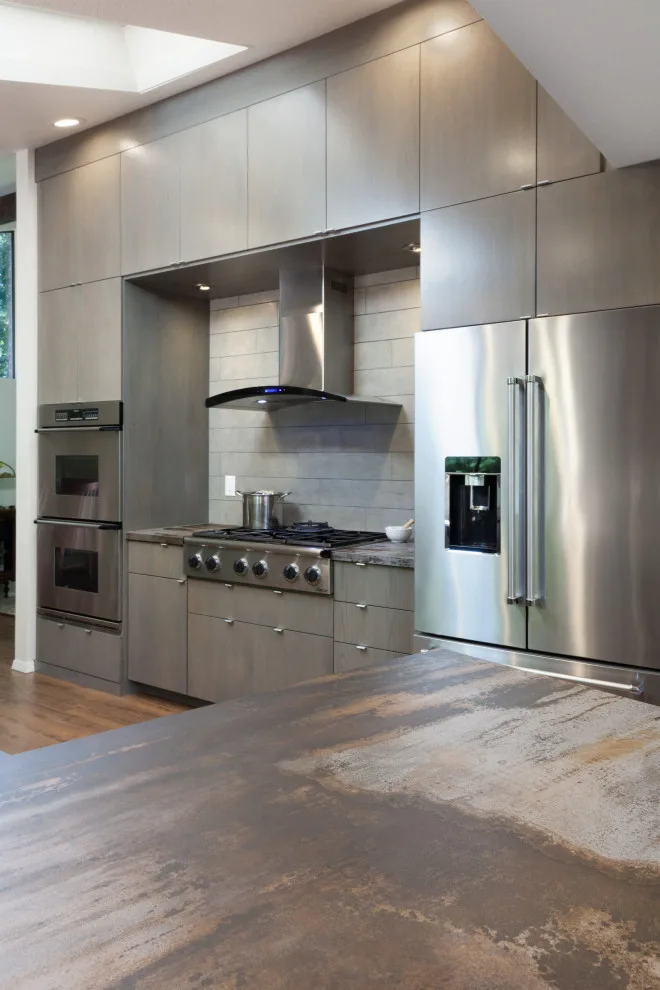 Grey Stained Hickory Kitchen with Dekton Countertops by Wiscomb Design, LLC. - Photo 2