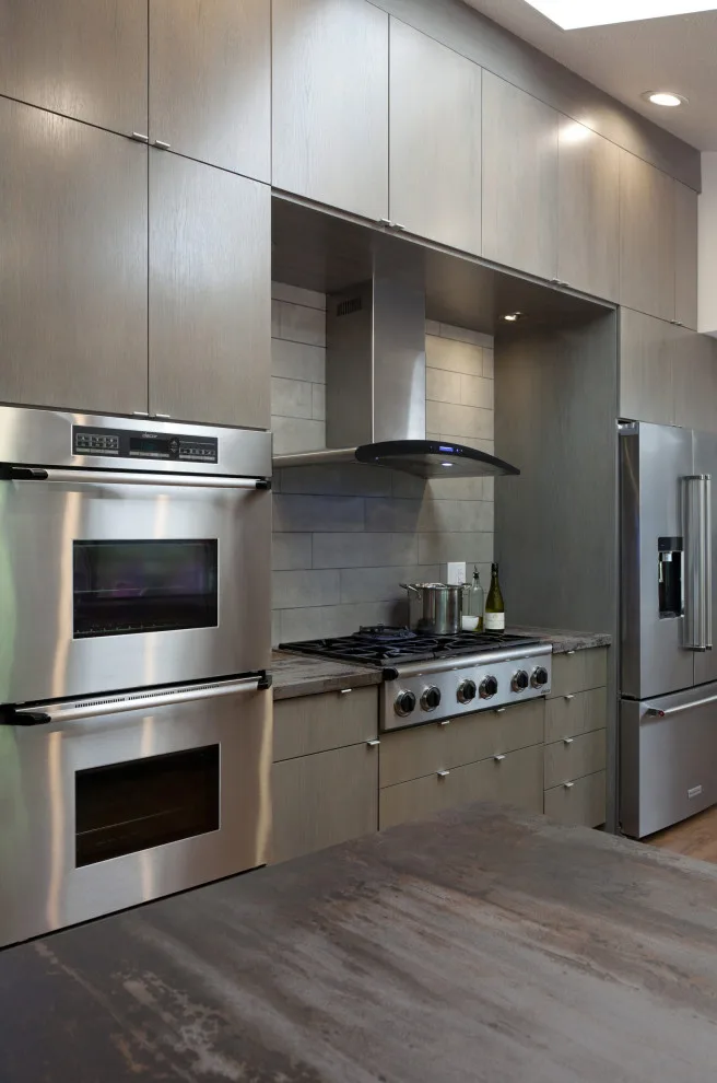 Grey Stained Hickory Kitchen with Dekton Countertops by Wiscomb Design, LLC. - Photo 4