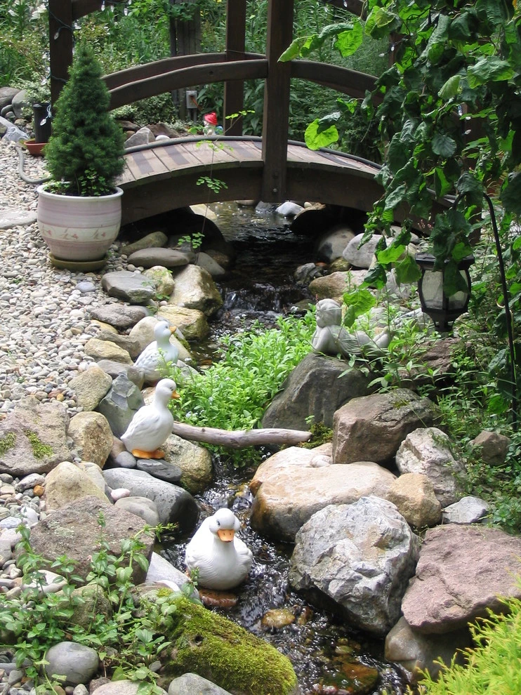 West Woods Rd Pond & Stream - Hamden by TJB-INC Landscape & Drainage Contractor - Photo 2