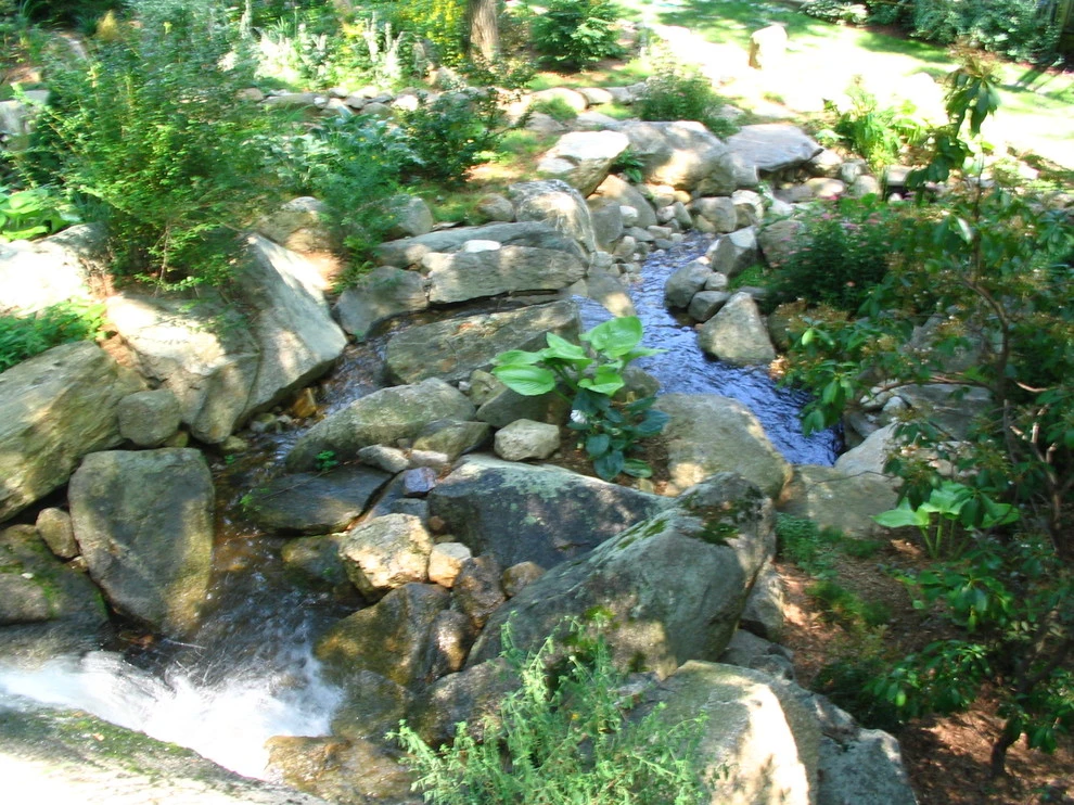 Wisecup: Huge Water Feature - Westport by TJB-INC Landscape & Drainage Contractor - Photo 15