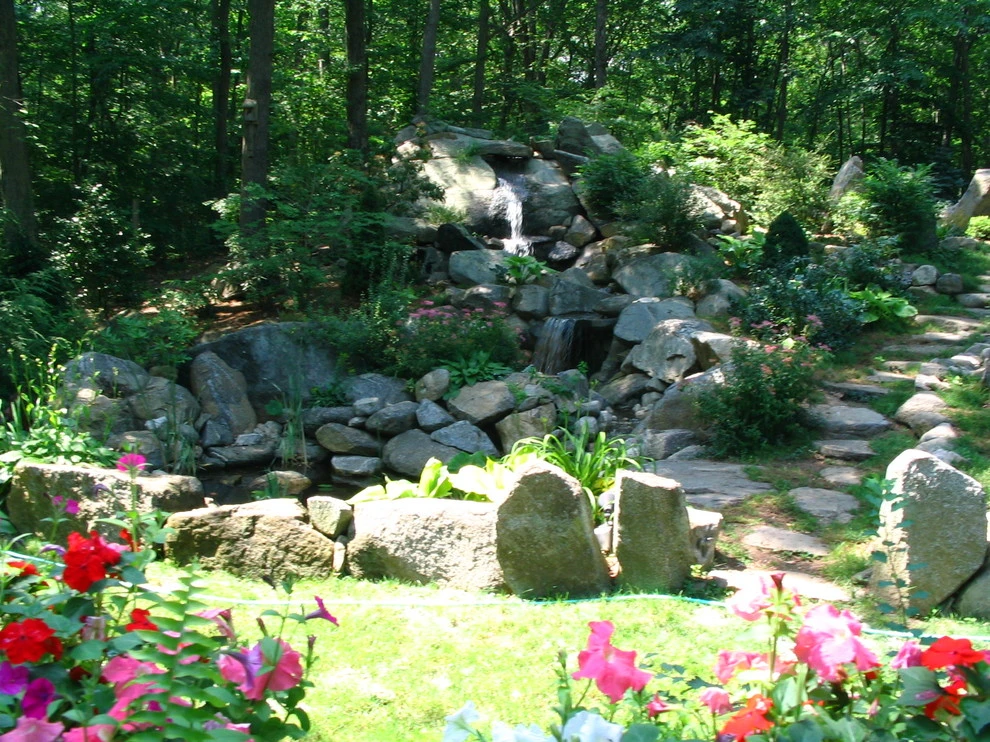 Wisecup: Huge Water Feature - Westport by TJB-INC Landscape & Drainage Contractor - Photo 10
