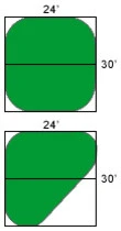 Sample drawings of putting green layouts by TJB-INC Landscape & Drainage Contractor - Photo 7