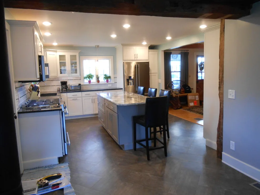 Farmhouse Kitchen Remodel in Chili, NY by Julianna Hall - Cambre Kitchens & Bath,LLC - Photo 6