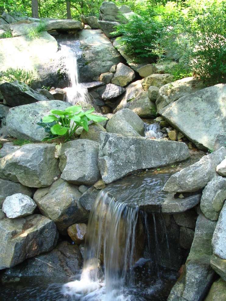 Wisecup: Huge Water Feature - Westport by TJB-INC Landscape & Drainage Contractor - Photo 5