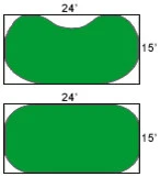 Sample drawings of putting green layouts by TJB-INC Landscape & Drainage Contractor - Photo 11