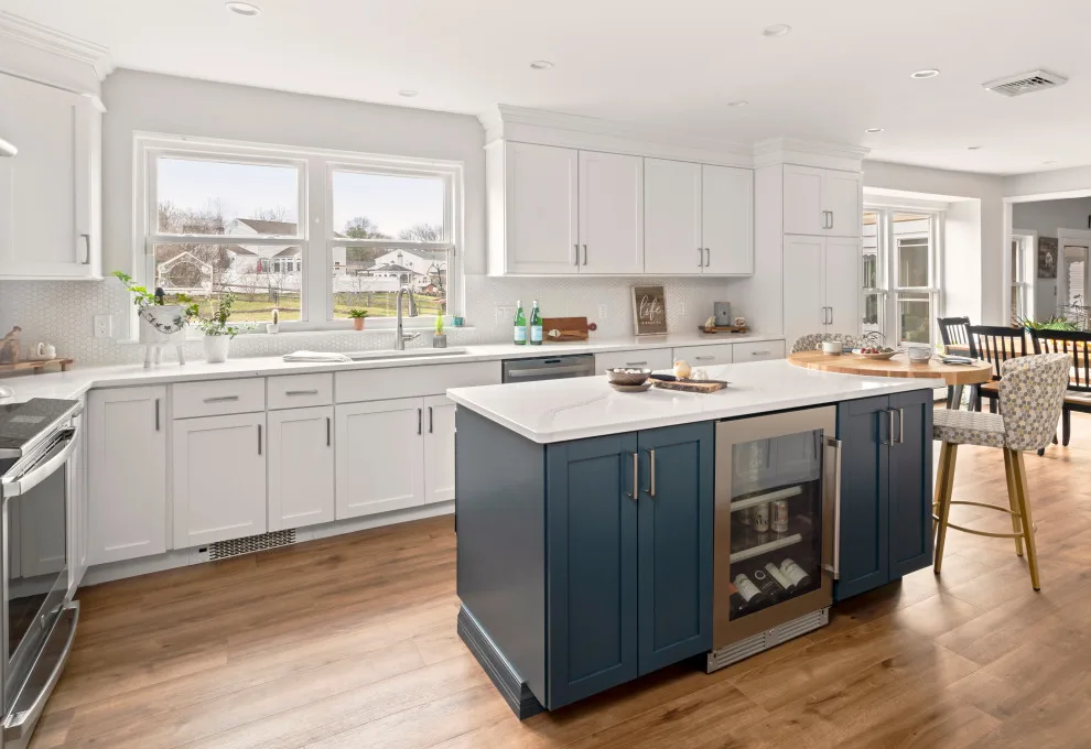 Larger Kitchen with Entertaining Island Top by Inspiration Kitchen And Bath - Photo 11