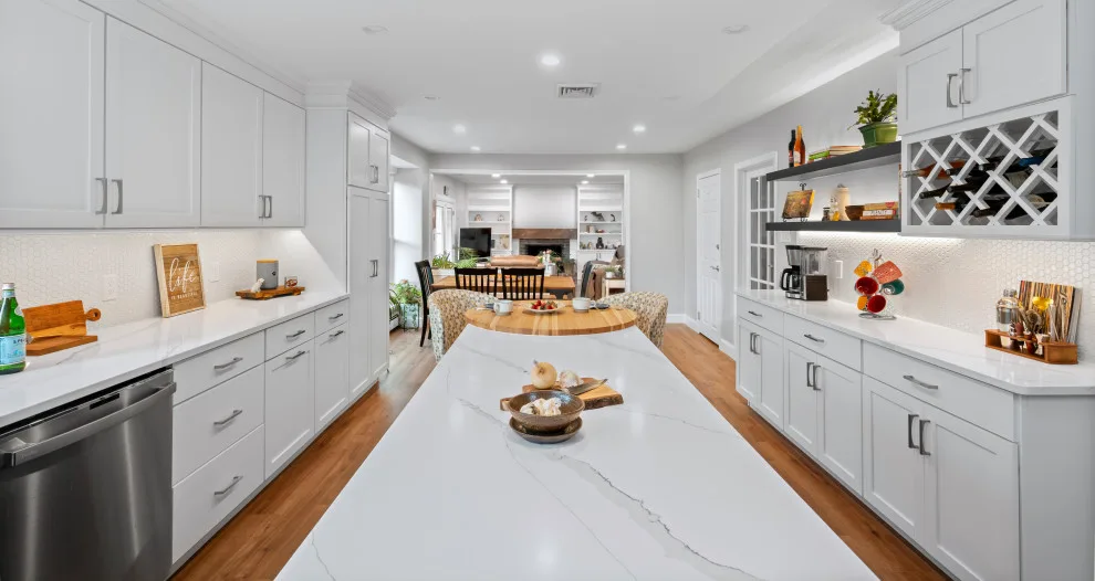 Larger Kitchen with Entertaining Island Top by Inspiration Kitchen And Bath - Photo 12
