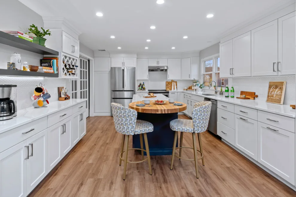 Larger Kitchen with Entertaining Island Top by Inspiration Kitchen And Bath - Photo 7