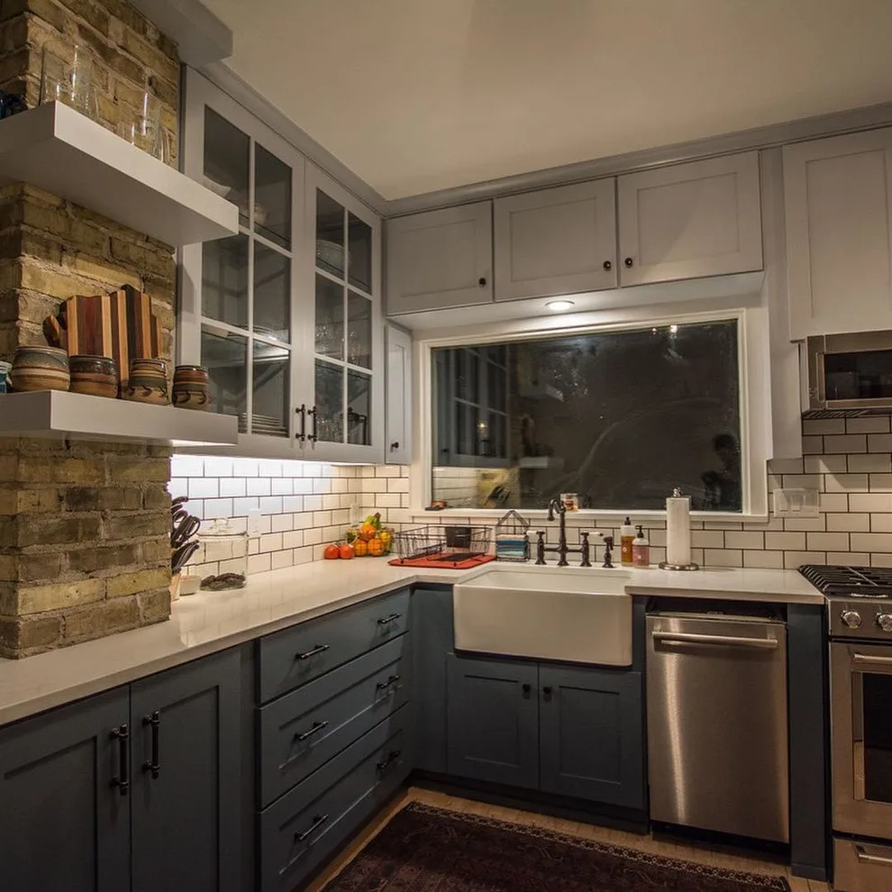Beautifully Blue Kitchen by Frontier Craftsmen - Photo 2